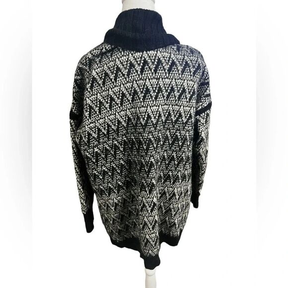 Cynthia Rowley Alpaca Wool Knee Length Open Front Cardigan
Oversized Sweater L - Picture 3 of 11